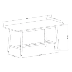 Shaker Dining Table - Natural - Hearth & Hand™ With Magnolia -Chic Furniture Store GUEST 9464db63 6fbb 4d64 91f7 7d79e13f5a9e