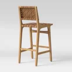 Ceylon Woven And Wood Barstool - Threshold™ -Chic Furniture Store GUEST 97729f57 2dc0 4c9f 9157 318e2db4fc8f