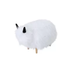 Levi Furry Yak Ottoman - Christopher Knight Home -Chic Furniture Store GUEST 97bbea4f 6767 4a25 8bcd 85eb88da3f12