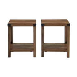 Set Of 2 Sophie Rustic Farmhouse X Frame Side Tables - Saracina Home 22 Set Of 2 Sophie Rustic Farmhouse X Frame Side Tables - Saracina Home -Chic Furniture Store GUEST 97d1aae4 b5cf 4310 ae80 df5ce5fb7d85