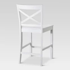 Carey 24" Counter Height Barstool - White - Threshold™