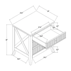 Wrentham Beadboard Farmhouse 3 Drawer Nightstand White - Threshold™ 10 Wrentham Beadboard Farmhouse 3 Drawer Nightstand White - Threshold™ -Chic Furniture Store GUEST 9d505add fcbd 4de8 a121 292451d6df68