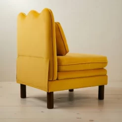 Bencia Slipper Chair Mustard - Opalhouse™ Designed With Jungalow™ -Chic Furniture Store GUEST a0cf3891 5fcb 4e49 b2aa 64b42fb9e215