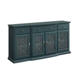 Selma Transitional 3 Tiered Ornate Fretwork Door Sideboard - Saracina Home -Chic Furniture Store GUEST a805ffd1 b690 4ffe 9d92 5dadc7236258