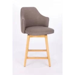Kinston Swivel Curved Back Upholstered Counter Height Barstool - Threshold™ -Chic Furniture Store GUEST ac591056 690f 4419 9a77 7e7acc88ba5d