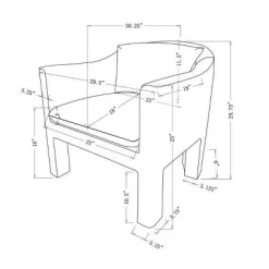 Linaria Fully Upholstered Velvet Accent Chair - Opalhouse™ Designed With Jungalow™ -Chic Furniture Store GUEST ad17c705 dfa0 46d8 b8c3 dfd39ecea933