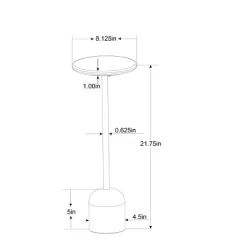 Marble Top Drink Side Table - Brass/White - Hearth & Hand™ With Magnolia -Chic Furniture Store GUEST ae4318a5 b344 4c26 bac4 a7044e6cc4c2