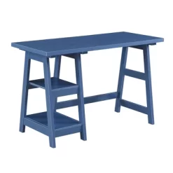 Designs2Go Trestle Desk With Shelves - Breighton Home -Chic Furniture Store GUEST ae99fa3d b1bb 4f8b adb7 cdefd1a7b494