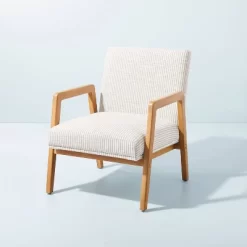 Upholstered Wood Framed Accent Arm Chair - Hearth & Hand™ With Magnolia -Chic Furniture Store GUEST af5b8d5d 4da7 4bc1 b0d6 8a338795b23d