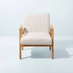 Upholstered Wood Framed Accent Arm Chair - Hearth & Hand™ With Magnolia -Chic Furniture Store GUEST b5a972b4 002f 4814 8919 c0ae4525069d