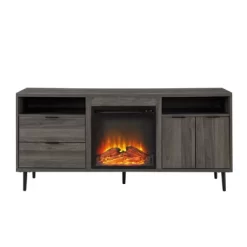 Ronan Modern Storage With Electric Fireplace TV Stand For TVs Up To 65" - Saracina Home -Chic Furniture Store GUEST b706d540 dab6 4171 93de 408c264fa232