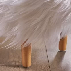 Levi Furry Yak Ottoman - Christopher Knight Home -Chic Furniture Store GUEST b7db69cd 3979 4373 bff3 2eabeb26ff7d