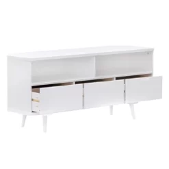 Cara Mid-Century Modern 3 Drawer Corner TV Stand For TVs Up To 58" - Saracina Home 25 Cara Mid-Century Modern 3 Drawer Corner TV Stand For TVs Up To 58" - Saracina Home -Chic Furniture Store GUEST b7e8b16a c2b0 4205 a4c0 edc7f94f50dd