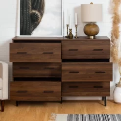 Higgins Modern Horizontal 6 Drawer Dresser - Saracina Home -Chic Furniture Store GUEST b9ad2599 c3d3 4715 919d 305b0736c463