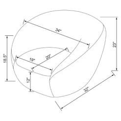 Swivel Accent Chair - Room Essentials™ -Chic Furniture Store GUEST ba44349c 1ec8 4fc6 a351 c93a6f2267d2