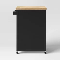 Windham Wood Top Kitchen Cart - Black - Threshold™ 12 Windham Wood Top Kitchen Cart - Black - Threshold™ -Chic Furniture Store GUEST ba6cd08c 62b1 4d30 a86d d2e971ffa715