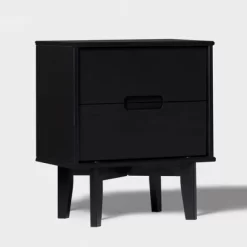 Mid-Century Modern Wood Nightstand - Saracina Home -Chic Furniture Store GUEST bd326bf4 6a09 41b8 9cc5 b3d97669fb37