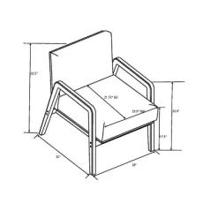 Upholstered Wood Framed Accent Arm Chair - Hearth & Hand™ With Magnolia -Chic Furniture Store GUEST c03e3009 dba3 4cc5 b876 4cc51b19cd37
