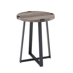 Wrightson Urban Industrial Faux Wrap Leg Round Side Table - Saracina Home 26 Wrightson Urban Industrial Faux Wrap Leg Round Side Table - Saracina Home -Chic Furniture Store GUEST c0dad188 2808 4653 a67c 8188c7921417