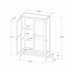 Warwick Library Cabinet - Threshold 12 Warwick Library Cabinet - Threshold -Chic Furniture Store GUEST c108abad 74b2 4ce5 9fd7 1f335c09cf11