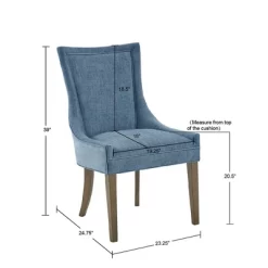 2pk Ultra Dining Side Chairs Blue - Madison Park 19 2pk Ultra Dining Side Chairs Blue - Madison Park -Chic Furniture Store GUEST c1b06bec e5f4 429b 8b01 94b0d59e1a96