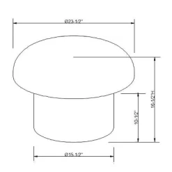 Maddalena Mushroom Stool - Opalhouse™ Designed With Jungalow™ -Chic Furniture Store GUEST c2878331 038a 4ac5 ad14 266eb978ce44