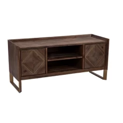 Glacerad Reclaimed Wood Media Console For TVs Upto 50" Brown - Aiden Lane -Chic Furniture Store GUEST c5ca11b1 d694 4204 b4c7 035d6a35a4c8