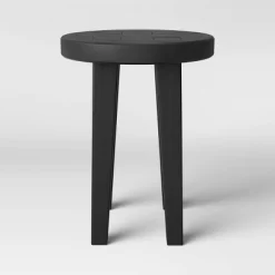 Woodland Carved Wood Accent Table - Black - Threshold 11 Woodland Carved Wood Accent Table - Black - Threshold -Chic Furniture Store GUEST c81a09d3 1741 4f8f 8822 8ba23599b9d6