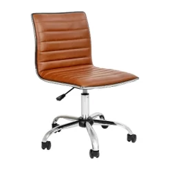 Emma And Oliver Low Back Designer Armless Ribbed Swivel Task Office Chair -Chic Furniture Store GUEST c95919a7 6736 4923 9f6b 28502bad4e52
