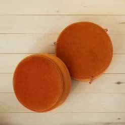 Olivia Round Pouf Rust - Opalhouse™ Designed With Jungalow™ -Chic Furniture Store GUEST c9dd8b4f 6724 4b6d b4cd 58d229a78600