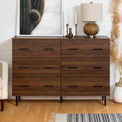 Higgins Modern Horizontal 6 Drawer Dresser - Saracina Home -Chic Furniture Store GUEST c9ff3ec5 25b1 4305 9a98 971ba54ab06c