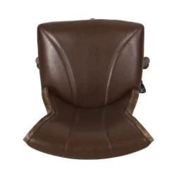 Coulee Contemporary Upholstered Roll Back Swivel Office Chair Dark Brown/Natural - Christopher Knight Home 19 Coulee Contemporary Upholstered Roll Back Swivel Office Chair Dark Brown/Natural - Christopher Knight Home -Chic Furniture Store GUEST cde464c5 a7c1 4286 b7d3 7ef3ea6e959c