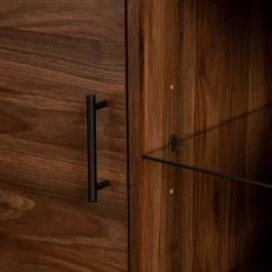 2 Door Mid-Century Modern Wood Storage TV Stand For TVs Up To 80" - Saracina Home -Chic Furniture Store GUEST ce07f8dd f7aa 472e 9d1b c5ccbfbdb138