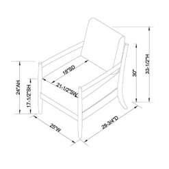 Park Valley Ladder Back Wood Arm Accent Chair - Threshold™ Designed With Studio McGee 15 Park Valley Ladder Back Wood Arm Accent Chair - Threshold™ Designed With Studio McGee -Chic Furniture Store GUEST ce32bc3c bd47 42a8 bac8 4fae9f0aa812
