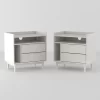 2pk Mid-Century Modern Solid Wood 2 Drawer Storage Nightstands - Saracina Home 2 2pk Mid-Century Modern Solid Wood 2 Drawer Storage Nightstands - Saracina Home -Chic Furniture Store GUEST d214279c 1063 4a5b 9957 6c9f0890f105