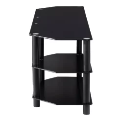 Travers Open Shelves TV Stand For TVs Up To 82" Black - CorLiving -Chic Furniture Store GUEST d2a2c665 da1c 4caa 9f6c 79c6f6aec05b