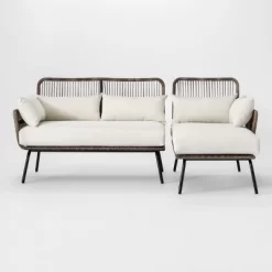 Latigo Patio Sectional Gray/Brown/Linen - Opalhouse™ -Chic Furniture Store GUEST d4b1765d 3cc1 40d8 be28 d2caf30cb830