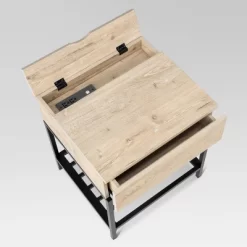 Loring End Table With Charging Station - Threshold™ -Chic Furniture Store GUEST d4b23323 607f 4bd3 9988 eaac3936810f