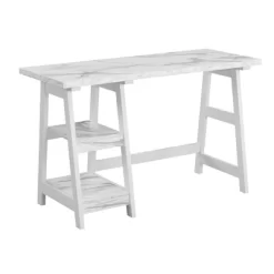 Designs2Go Trestle Desk With Shelves - Breighton Home -Chic Furniture Store GUEST d501b696 da52 4e76 855b fce373e8d2ae