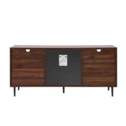 Ronan Modern Storage With Electric Fireplace TV Stand For TVs Up To 65" - Saracina Home -Chic Furniture Store GUEST d5638033 f60a 47b2 9c3f cabd93e39291