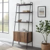 72" Open Shelf And Closed Storage Cabinet Ladder Bookcase - Saracina Home 2 72" Open Shelf And Closed Storage Cabinet Ladder Bookcase - Saracina Home -Chic Furniture Store GUEST d5ed9a6a d33c 44a1 8ab7 7d7146b0027f