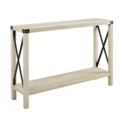Sophie Rustic Industrial X Frame Entry Table - Saracina Home -Chic Furniture Store GUEST d727ce8b 339b 4d6d 9bc1 4b2e3bc736a9