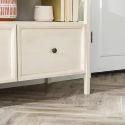 Farmhouse 3 Drawer Wood TV Stand For TVs Up To 65" - Saracina Home -Chic Furniture Store GUEST d77774f4 3e5a 4a67 9f72 0016110a90cd