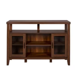 Rustic Transitional Double Door Highboy Buffet - Saracina Home -Chic Furniture Store GUEST d7f5526e 48ce 4eec 9e7c 4dbc85b5e8c8