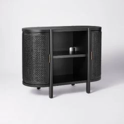 Portola Hills Caned Door Console With Shelves - Threshold™ Designed With Studio McGee -Chic Furniture Store GUEST d8a3124a 3a6a 4b28 8cc4 73d0035a42d8