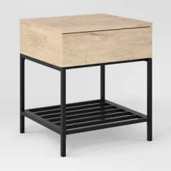 Loring End Table With Charging Station - Threshold™ -Chic Furniture Store GUEST d8b9567b a4cd 4bda 98a6 31c5f7bf53fc