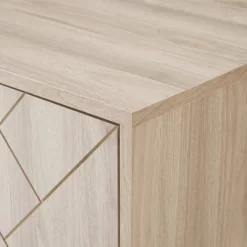 Vik Modern Boho 4 Door Herringbone TV Stand For TVs Up To 80" - Saracina Home -Chic Furniture Store GUEST dc6efbef b8ac 475f a48e a7b2b59eda7f