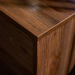 2 Door Mid-Century Modern Wood Storage TV Stand For TVs Up To 80" - Saracina Home -Chic Furniture Store GUEST dcc7ec40 66c1 454c b043 5249f5c04454