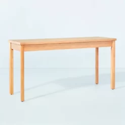 Grooved Wood Writing Desk - Hearth & Hand™ With Magnolia -Chic Furniture Store GUEST deb770eb bd95 4020 9f9c 2da608a92faa