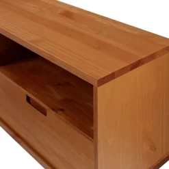 Cara 3 Drawer Mid-Century Modern 3 Drawer TV Stand For TVs Up To 80" - Saracina Home -Chic Furniture Store GUEST e0183665 dd1d 42d0 8742 7dfa827048d2